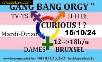 Gang Bang Orgie Tv,Bisex & Curious DEZE DINSDAG ...CE MARDI 