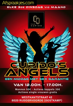 Cupidos Angels - dinsdag 18/6 van 12u tot 17u