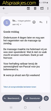 Massage voor het vrouwke 