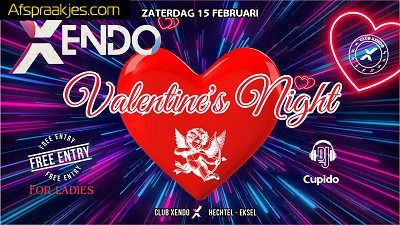 ZAT 15/02 ** VALENTINE NIGHT ** 20.00u tot 03.00u