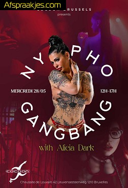 NYMPHO GANGBANG met Alicia Dark !