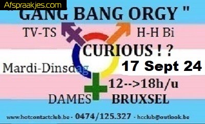 G-B ORGIE TV,TV,BISEX & CURIOUS BRUSSEL DINSDAG 17 SEPT...                       