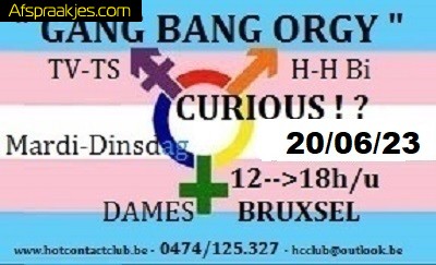 G-B ORGIE TV,TV,BISEX & CURIOUS BRUSSEL DINSDAG 20 MEI 