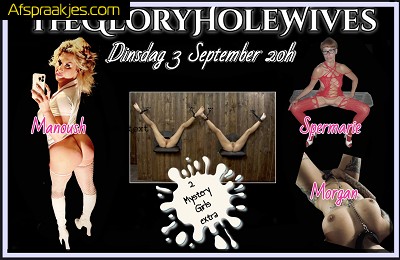 TONIGHT - Dinsdag 3 Sept 20h - GloryholeSluts want to be banged