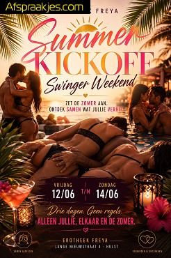 Swinger summer Kickoff weekend - erotheek freya