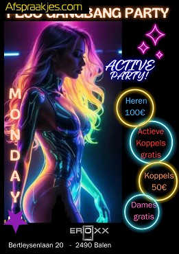 Fluo-Seks-Party on Monday !