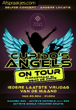 Cupidos Angels on tour - vrijdag 29/8 van 20u30 tot 01u