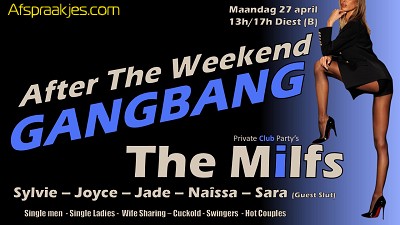 Maandag 27 april "After The Weekend" ....Met Gastslet Sara & Naissa
