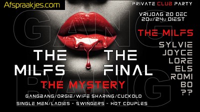 MORGEN - VRIJDAG 20 DEC. "THE FINAL" 2024 All Sluts Present !!! + Special Guest