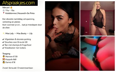 Inloop GB maandag 2 februari in de Koleblomme De Pinte! 