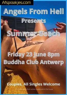 Angels From Hell Summer Beach Bikini GB Party Vrijdag 23 juni 20u 