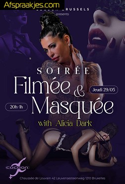 MEGA AVOND GEFILMD en MASKEERD met Alicia Dark !