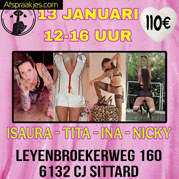 Dinsdag 13 Januari / Sittard / 12 tot 16 uur