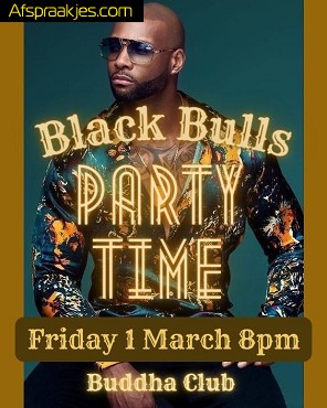 Black Bulls Party in Club Buddha op vrijdag 1 maart