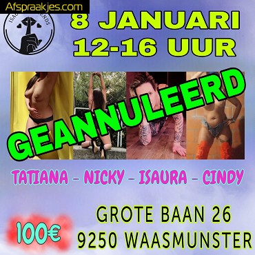 Donderdag 8 Januari / Waasmunster / Geannuleerd 