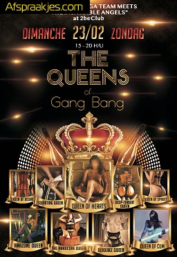 BUNGA BUNGA presents THE QUEENS of GANG BANG....ZONDAG 23 februari 