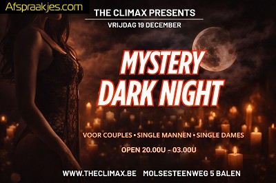 VRIJ 19/12 MYSTERY DARK NIGHT * !!