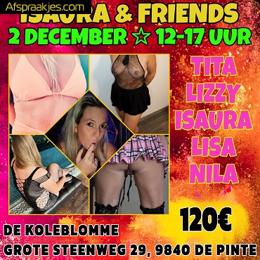 Maandag 2 december / De Pinte / 12-17 uur