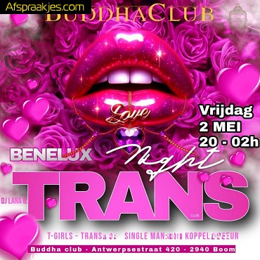 Sexg.02/05 benelux trans party, ook LEUKE SFEER VOOR KOPPLS