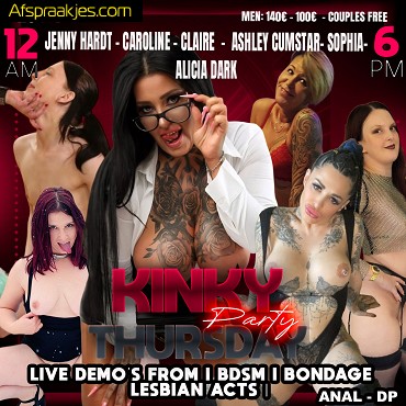KINKY THURSDAY PARTY ? LIVE BDSM & BONDAGE SHOW?S 20NOV 140