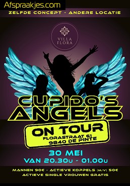 Cupidos Angels on tour - vrijdag 30/5 van 20u30 tot 01u