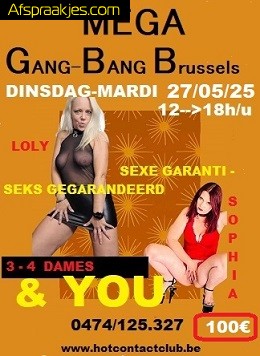MEGA GANG BANG HOT BRUSSEL