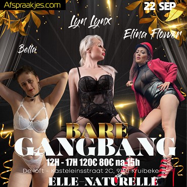 Bare Gangbang 3 Sletjes 120 - 80 na 15h 22/9 THE LOFT