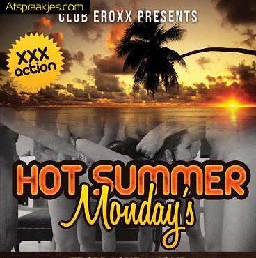    Maandag 1juli in Eroxx/ Hot summer Monday /Active koppels  gratis / zeer vette party !!!      