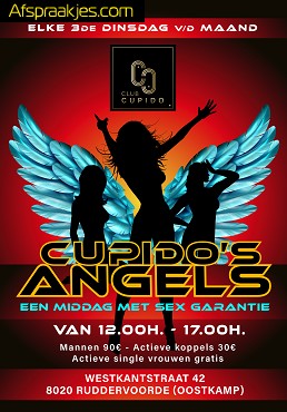 Cupidos Angels - dinsdag 20/5 van 12u tot 17u