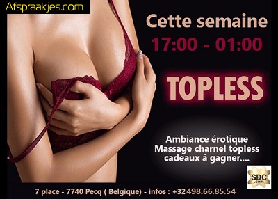Erotische massage elke dag OPEN 12U. TOT 01U.
