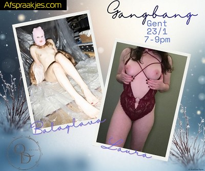 Gangbang op vrijdag 23 januari van 19u tot 21u