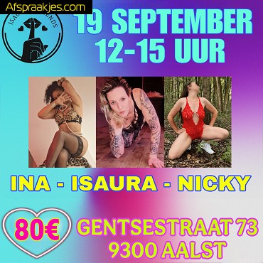 19 september Aalst Isaura & Fiends