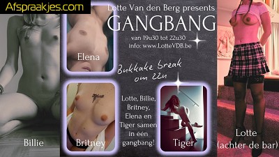 Lotte Van den Berg Gangbang + bukkake: 5 vriendinnen met de leukste hobby!