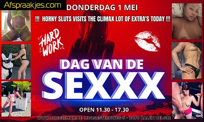 DO 01/05 ** DAG VAN DE SEXXX exclusieve gangbang !!