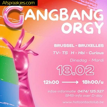 Gang Bang Orgie Tv,Bisex & Curious DEZE DINSDAG ...CE MARDI 