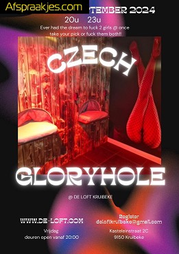 Vrijdagavond Czech gloryhole cumdump! 