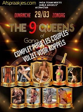 Morgen : ZONDAG 29/3 THE QUEENS of GANG BANG�Volzet voor Koppels !