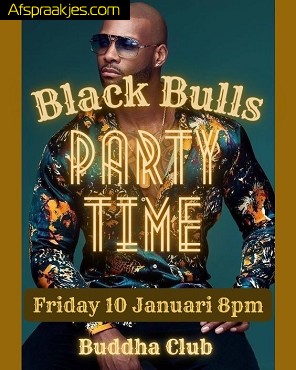 Black Bulls Party in Club Buddha op vrijdag 10 januari