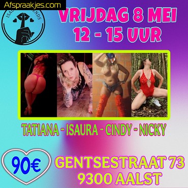 Vrijdag 8 mei / Aalst / 12 tot 15 uur 