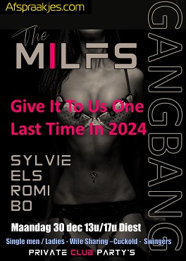 Maandag 30/12  Gangbang "LAST TIME IN 2024"!