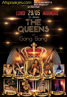 BUNGA BUNGA presents THE QUEENS of GANG BANG ...PINKSTER Maandag 29.05.23 in 2 BE CLUB