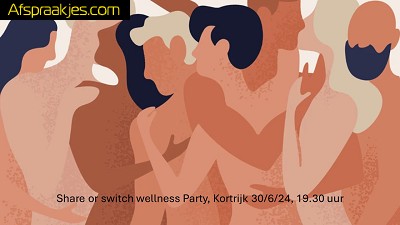 Wellness Party voor swingers. Kortrijk, 30/6/24 om 19.30 uur