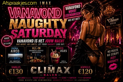ZAT 18/07 NAUGHTY SATURDAY! 20.00u/03u