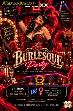 Sexy Burlesque Party on Friday !! 