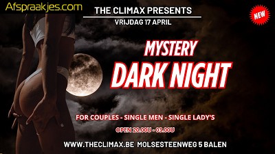 VRIJD 17/04 MYSTERY DARK NIGHT 
