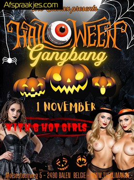 Vrij 01/11 ** HALLOWEEN GANGBANG ** 20.00u tot 03.00u