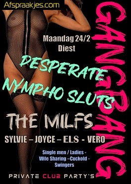 Maandag 24/02 "THE DAY AFTER SLUTS" 13-17u.