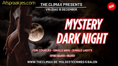 VRIJ 19/12 MYSTERY DARK NIGHT * !!