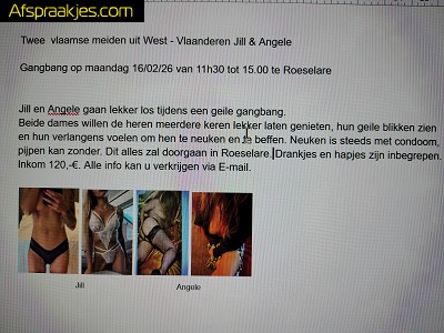 Maandag 16/02/26 Gangbang te Roeselare 