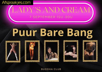 Lady's And Cream Puur Bare ZONDAG 7 September 15u met PURE ZAADSLETTEN